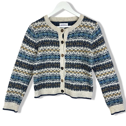 Brora wool fair isle - wool, cardigan