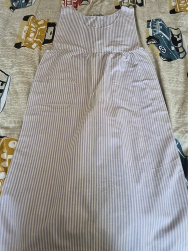 Edwardian striped apron - edwardian,