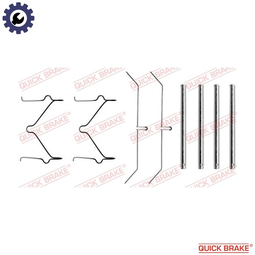 Accessory kit disc brake pad - kit,