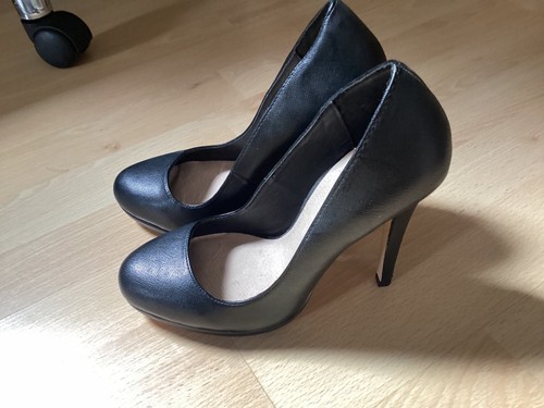 Black court shoes faith - shoes,