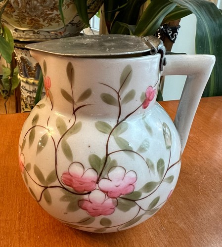 Antique bone china syrup - bone,