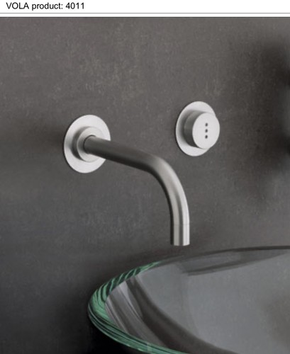 Vola fixed basin tap and - basin,