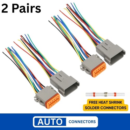 Pairs pin deutsch dt - -,