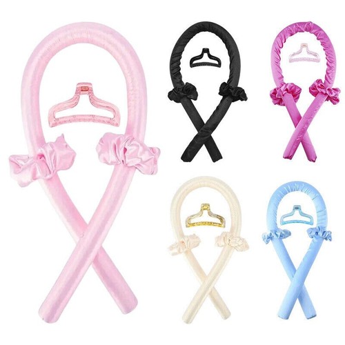 Silk ribbon hair curlers - silk,
