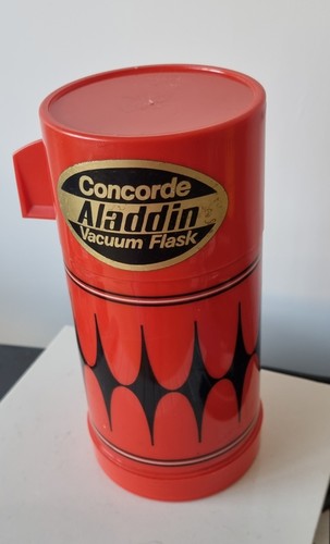 1970s aladdin thermos flask - aladdin,