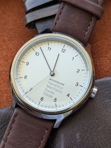 New unworn mondaine helvetica - mondaine,
