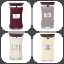 Woodwick Large Hourglass Crackling Flame Candles - Perfect Gift - FREE POSTAGE
