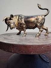 Mid Century Bull Cast Metal