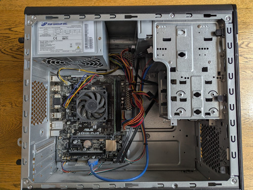 Bare bones computer - bare, case