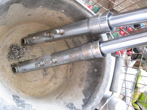 Yamaha rd200b front fork legs - rd200b,