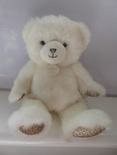 Doudou et Compagnie Paris White Teddy Bear Super Soft Plush Toy