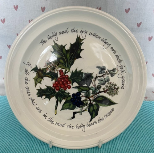 Portmeirion plate the holly - holly, &