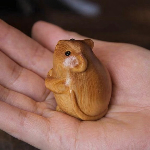 Cute hand carved - cute, wooden