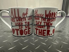 Rob Ryan all of these words together mugs - Excellent Condition