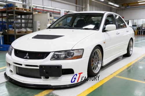 Style carbon front lip - j,
