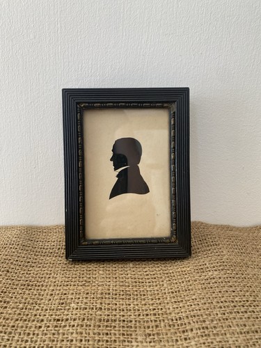 Antique silhouette portrait - antique,