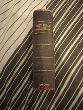 1885 Cambridge OUP Holy Bible Antique Leather Bound, Old and New Testament