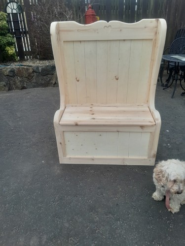 Monks bench storage seat - monks,