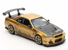 Nissan Skyline GT-R (R34) Top Secret - Gold - Inno 1:64