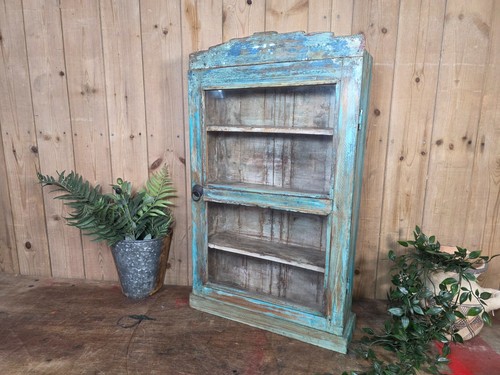 Vintage indian wooden glazed - vintage,