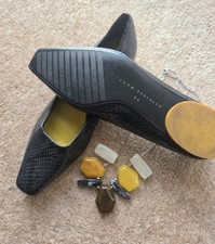 Zara ~Snakeskin Leather Ballet