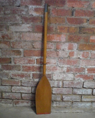 Vintage wood brass boat - vintage, &