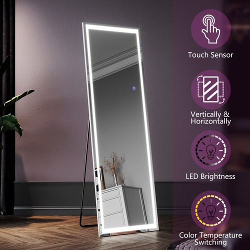 Full length mirror with - full, led