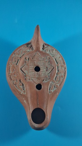 Roman oil lamp 200ad 400ad - to,