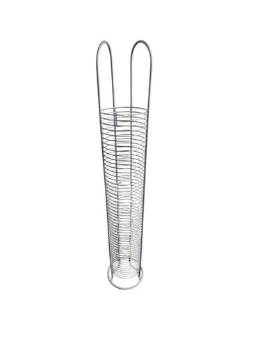 Silver metal rack storage - metal, cd