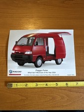 Piaggio Porter Van Press Photo