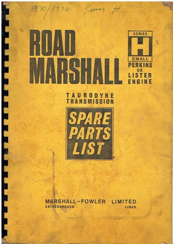 Road marshall series diesel - road,