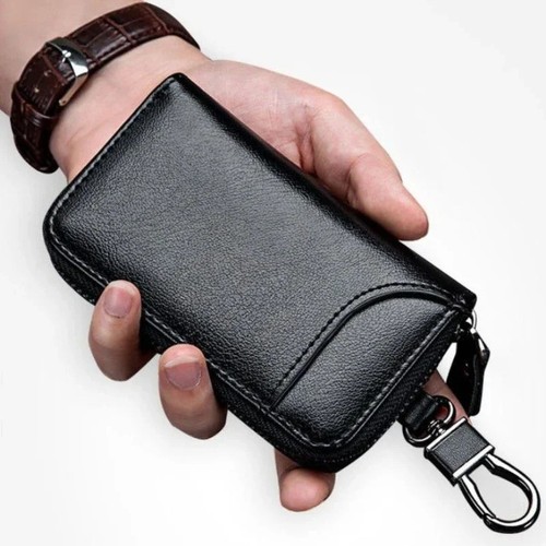 Genuine leather keychain - genuine,