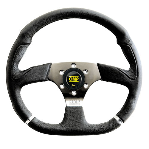 Omp 350mm chrome steering - chrome,