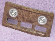 BMW E60 E61 Wood Trim Rear Centre Console Poplar 12V Sockets Heated Rear Seats