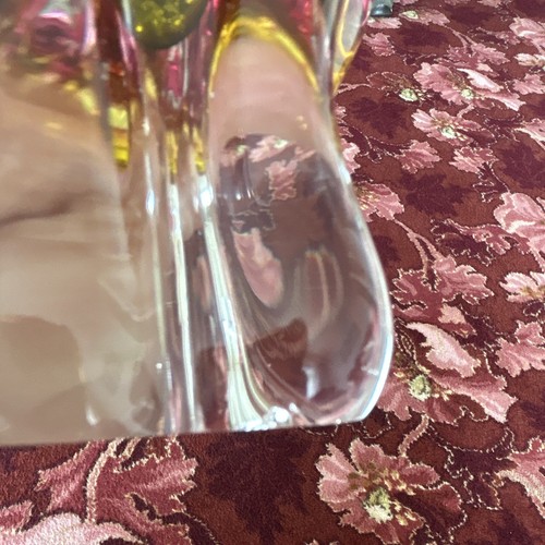Art glass abstract vase - art,