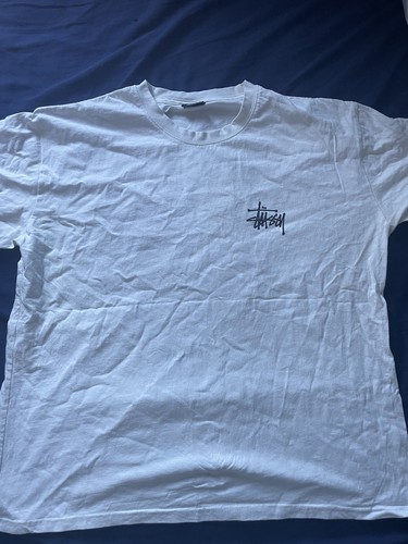 Stussy white men shirt xl - stussy,