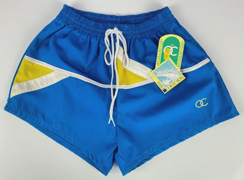 Vintage 80s 90s blue - 80s, yellow