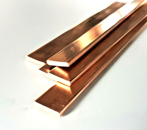 Copper flat bar - flat, metal