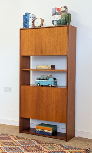 Vintage plan bookcase - g,