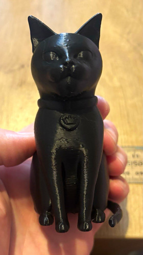 Black cat figurine ornament - figurine,