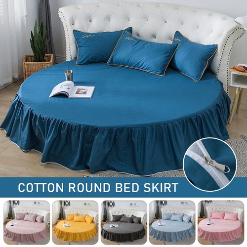 Round bed sheet cotton - bed,