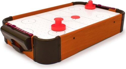 Table top air hockey game - table,