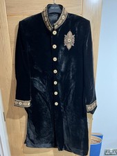 Mens sherwani kameez, black