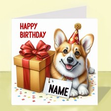Personalised Corgi Dog