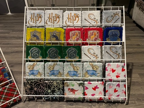 Slate decoupage coaters - slate,