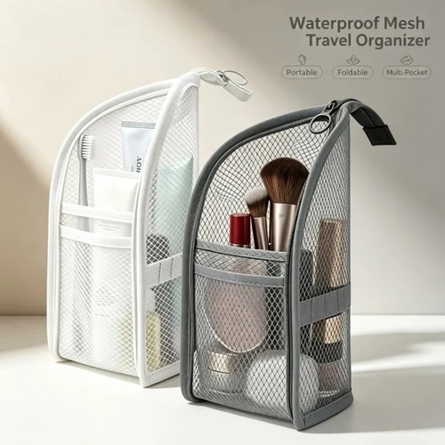Standing mesh toiletry bag eva - standing,
