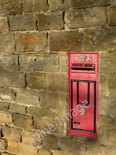 Photo 6x4 post box - box,, park
