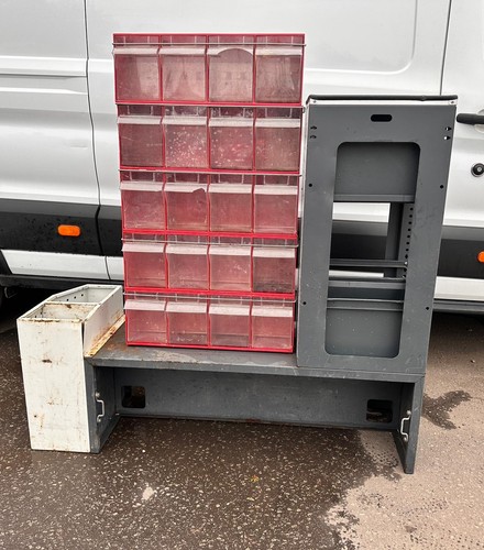 Van racking storage unit with - racking,