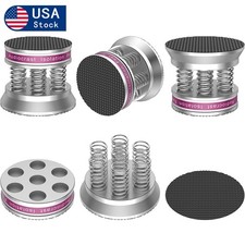 4Pcs Aluminum Alloy HiFi Speaker Springs Stand Turntable Amp Isolation Feet Pads