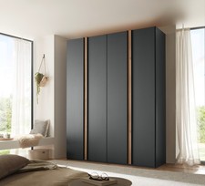 LUXURY GERMAN HULSTA NOLTE MOBEL WARDROBE BEDROOM NUDE GREY WHITE GLASS FITTED X